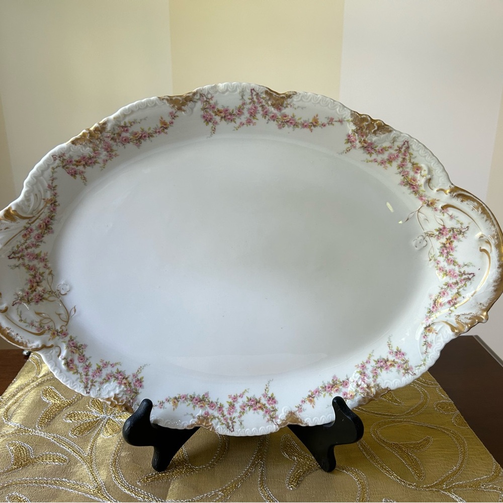 Antique Haviland Limoges, Schleiger 145 Large Platter, Collectible, French